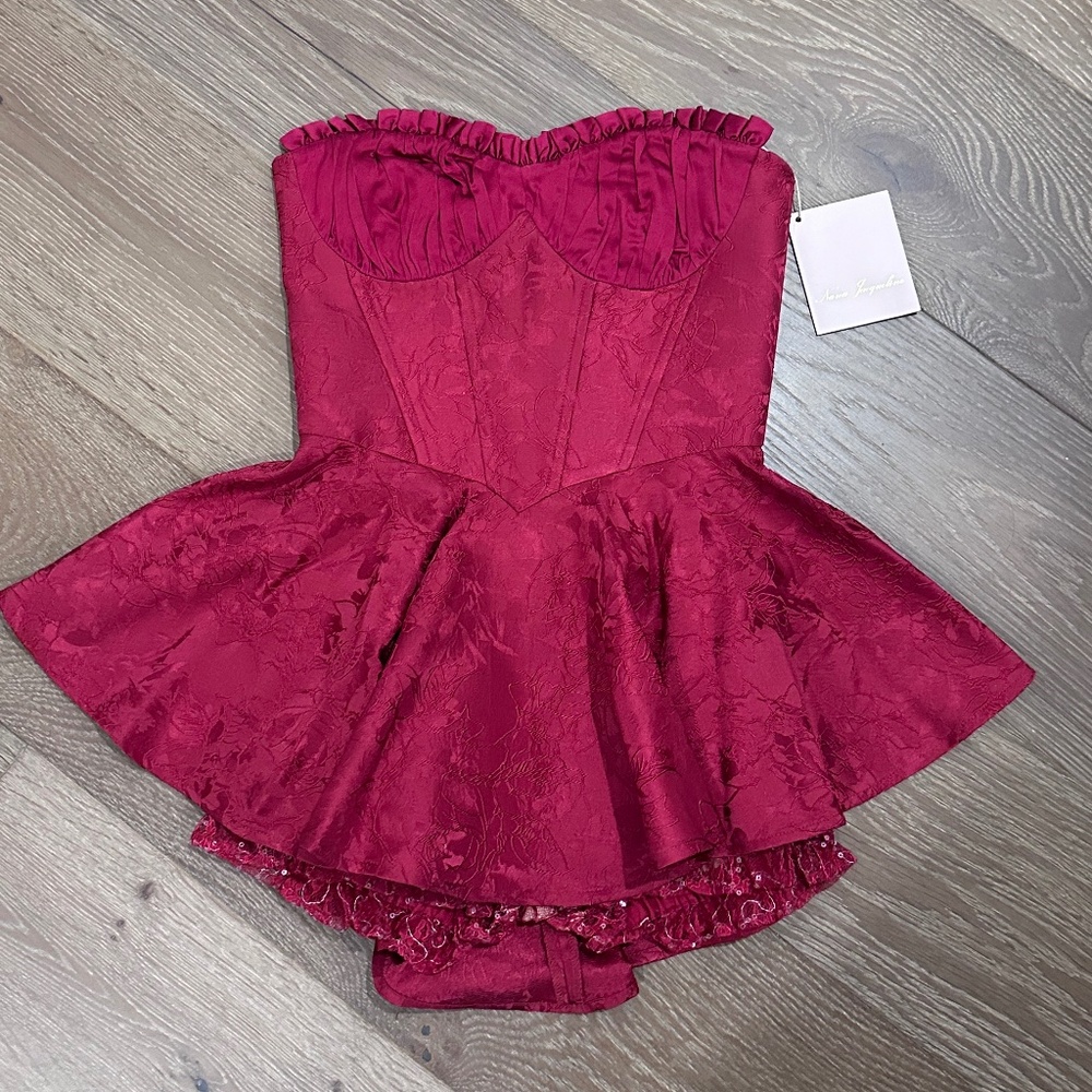 Nana Jaqueline Airina Dress in Red